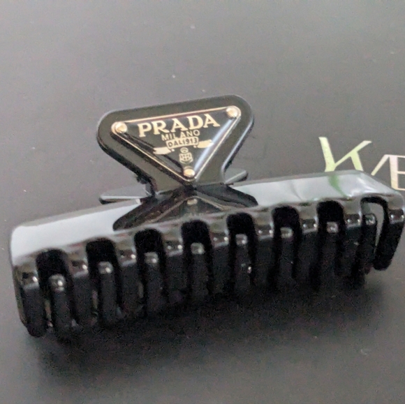 Prada Accessories - Prada Black Hair Clip